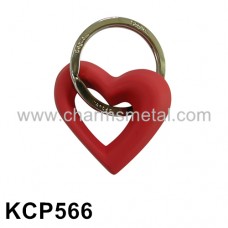 KCP566 - Heart Plastic Key Chain